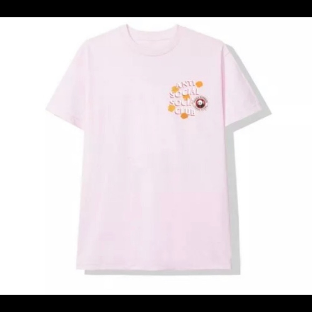 Anti social social club x Panda Express pink tee